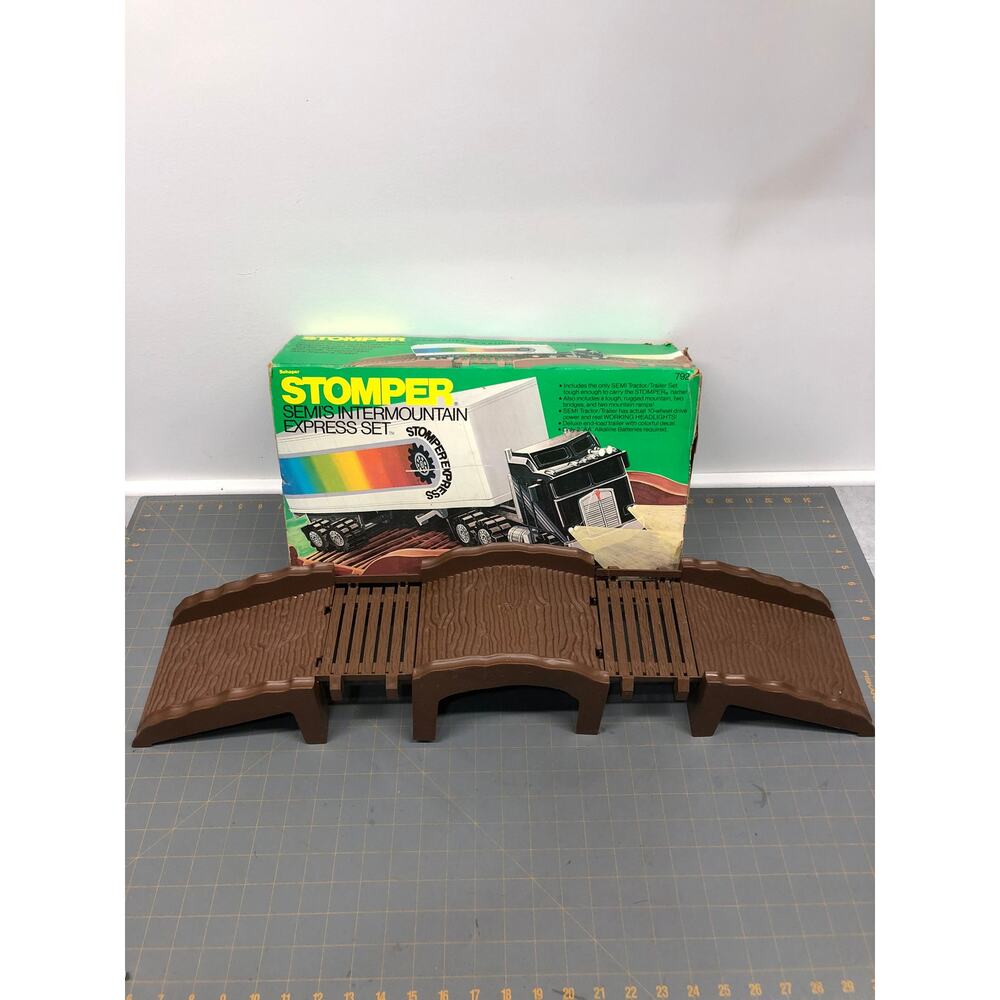 Vintage Schaper Stomper Semi's Intermountain Express Set #792 with Box No Truck
